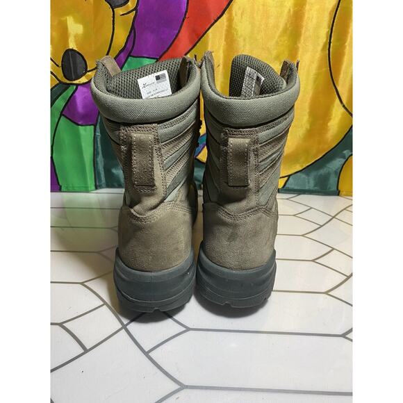 Wellco Air Force Sage Green Hot Weather Combat Boots Sz 11.5 R. Steel Toe main image 10